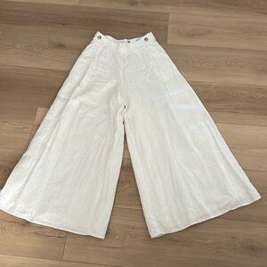 Banana Republic high waisted wide leg culotte pants size 6 petite